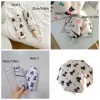 parapluie pliant à motif de chat de dessin animé, anti uv, léger, portable, pare pluie, automatique/manuel, coupe vent