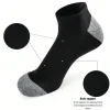 10 paires de chaussettes confortables et respirantes, absorbant la sueur, anti odeur, coupe basse, couleur unie, adaptées aux activités de plein air