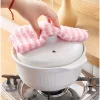 chiffon de nettoyage absorbant l'eau en fibre super fine pour personnes paresseuses, 30x30cm, 5 pièces