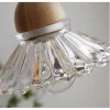 lampe led suspendue en verre au design nordique moderne, luminaire décoratif d'intérieur, idéal pour une chambre à coucher, une salle à manger ou un salon