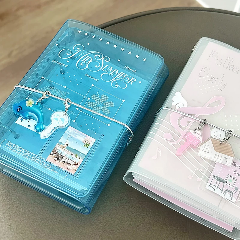 Nouveau cahier de Pages diviseurs, classeur bleu océan d’été A7, organisateur de couverture en PVC à trois volets, planificateur rafraîchissant avec accessoire de charme Nouveau cahier de Pages diviseurs, classeur bleu océan d’été A7, organisateur de couverture en PVC à trois volets, planificateur rafraîchissant avec accessoire de charme