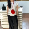 porte monnaie en cuir pu et daim, sac à bandoulière, rouge à lèvres, pochette pour écouteurs, mini sac de rangement, couleur unie, portefeuille avec lanière, streetwear