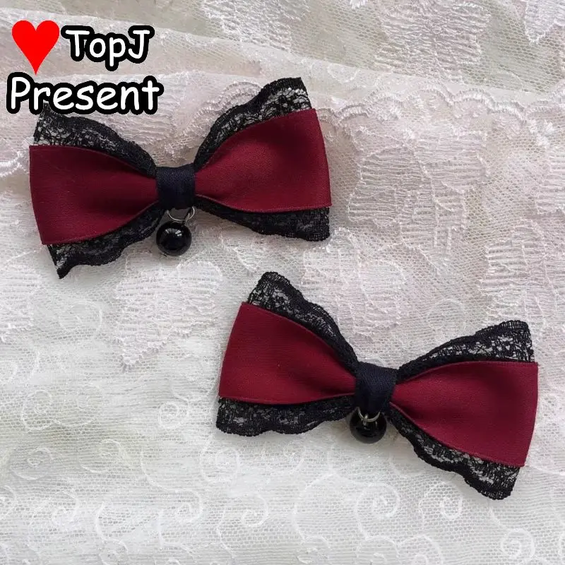 pince à cheveux gothique vin foncé rouge lolita, petit article, couvre chef, sous culture y2k punk halloween, épingle à cheveux, bandeau, accessoires pour cheveux pince à cheveux gothique vin foncé rouge lolita, petit article, couvre chef, sous culture y2k punk halloween, épingle à cheveux, bandeau, accessoires pour cheveux