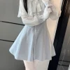 robe japonaise kawaii en dentelle avec nministériels d pour femme, esthétique, mode, slim, harajuku, streetwear, grunge, doux, chic, Éducatif, y2k