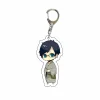 anime bleu exorciste la nuit bleue saga okumura rin okumura yukio cosplay costume porte clés acrylique porte clés pendentif porte clés