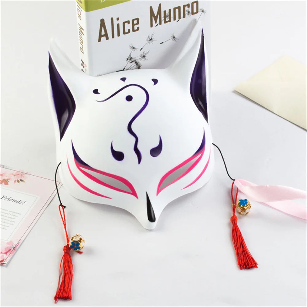 demi masque de chat demon slayer peint à la main, anime rooes, cosplay japonais, rave masks, mastim ade festival, party props demi masque de chat demon slayer peint à la main, anime rooes, cosplay japonais, rave masks, mastim ade festival, party props