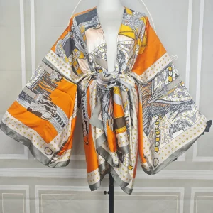 Décontracté été plage porter des Kimonos courts Boho imprimé femmes africaines Mini Cardigans Match écharpe vacances femmes musulmanes caftan Kimono Décontracté été plage porter des Kimonos courts Boho imprimé femmes africaines Mini Cardigans Match écharpe vacances femmes musulmanes caftan Kimono