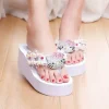 sanrio hello kitty tongs sandales kawaii été dessin animé filles anti dérapant plage diapositives femmes mode talons hauts tongs