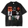 vintage lavé lady gaga the mayhem ball tour 2025 t shirt mode hommes/femmes esthétique haute qualité lavage à l'acide 100% coton t shirts