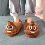 Pantoufles chaudes en peluche pour homme et femme, chaussures d’hiver, épaisses, style Cartoon Pantoufles chaudes en peluche pour homme et femme, chaussures d’hiver, épaisses, style Cartoon