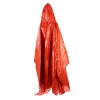poncho de pluie d'urgence imperméable, couverture thermique pe, housse imperméable à capuche pour camping en plein air, randonnée, voyage, moto, équipement de pluie