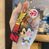 porte clés figurine dragon ball anime, figurines d'action son goku trunks buu, porte clés pendentif sac, jouets modèles en pvc, ornement pour cadeau pour enfants