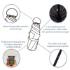 mini parapluie anti uv pour les jours ensoleillés et pluvieux, portable avec revêtement uv et 6 nervures renforcées, 1 pièce