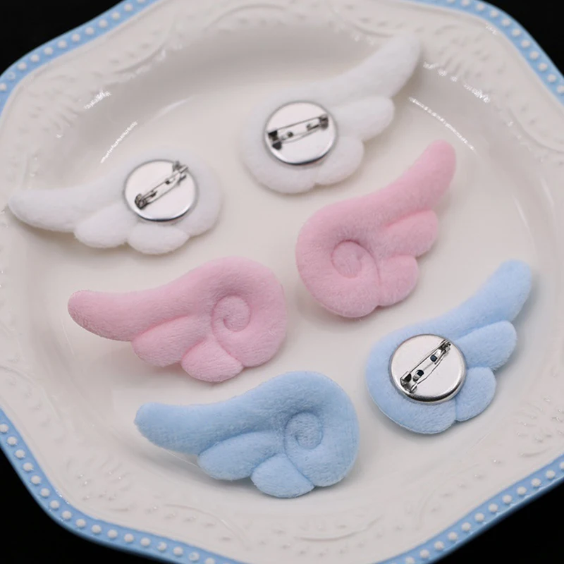 1 paire de petites ailes d'ange, broche de style japonais, décor de vêtements doux, sac en peluche y2k, accessoires de chapeau 1 paire de petites ailes d'ange, broche de style japonais, décor de vêtements doux, sac en peluche y2k, accessoires de chapeau