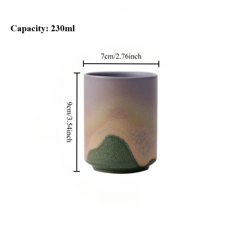 tasse en céramique de four japonais, tasse à thé artisanale en poterie brute faite à la main pour la cérémonie du thé traditionnelle, polyvalente (thé/café/eau) tasse en céramique de four japonais, tasse à thé artisanale en poterie brute faite à la main pour la cérémonie du thé traditionnelle, polyvalente (thé/café/eau)