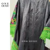 robe africaine traditionnelle en bazin riche boubou, avec guipure en brocart et noir de charbon, nigwin mali cousu dashiki, taille mixte