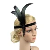 femmes casque plume clapet bandeau brillant grand gatsby coiffure casque vintage bal mode getsbi cheveux accessoires