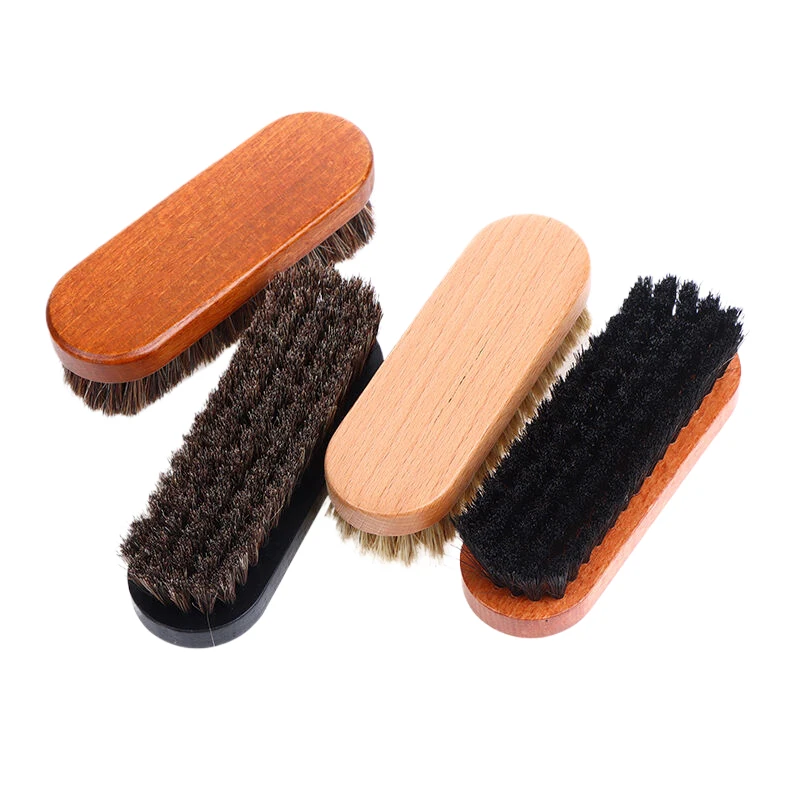 brosse de polissage et d'entretien des chaussures en cuir, manche en poils de cheval brosse de polissage et d'entretien des chaussures en cuir, manche en poils de cheval