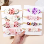 Bébé fille bandeau mignon fleur élastique bandeau de cheveux nouveau-né tête enfant en bas âge bandeau chapeaux bébé cheveux accessoires cadeaux de noël Bébé fille bandeau mignon fleur élastique bandeau de cheveux nouveau-né tête enfant en bas âge bandeau chapeaux bébé cheveux accessoires cadeaux de noël