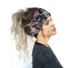 les bandeaux pour femmes sont élastiques à larges bords recouverts de dentelle cheveux cassés fini bandeaux lavés du visage bandanas et couvre chef