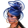 Mariage formel maille Fascinator chapeaux dames femmes élégant fête thé casque Femme Mariage Derby chapellerie casquette événement Fascinators