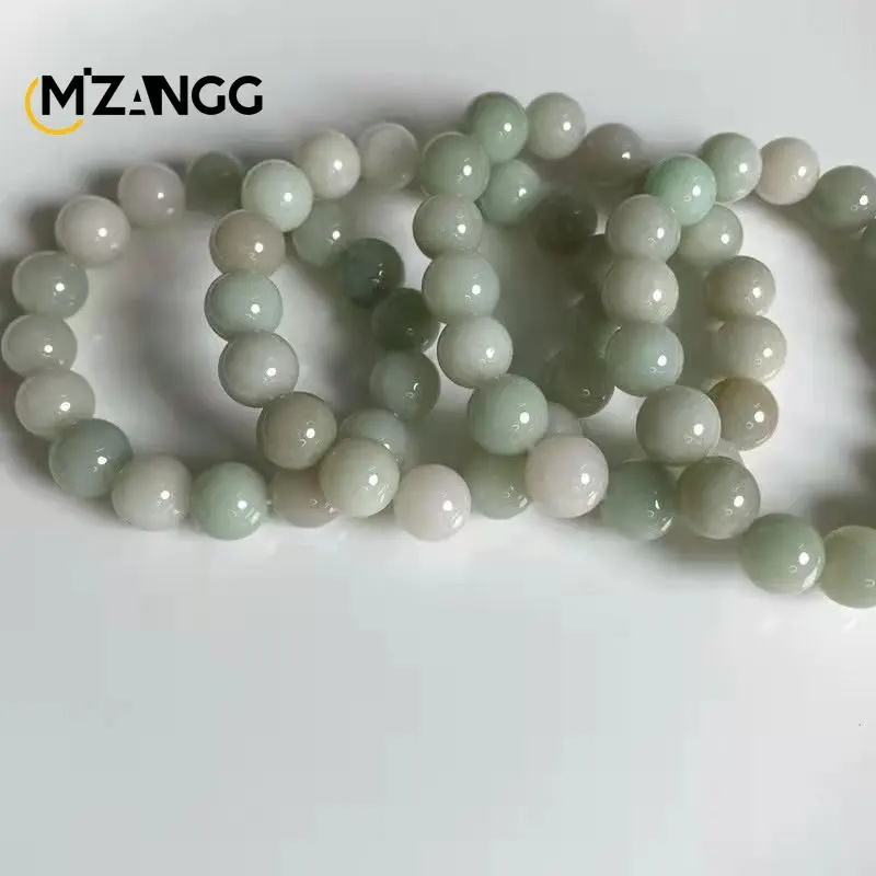 bracelet en jadéite naturelle pour hommes et femmes, bijoux de guérison, perles rondes en jades de birmanie, bracelets élastiques en perles bracelet en jadéite naturelle pour hommes et femmes, bijoux de guérison, perles rondes en jades de birmanie, bracelets élastiques en perles