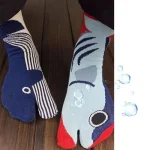 1 paire cadeau respirant Tabi chaussettes décontracté doux motif de poisson chaussettes chaussettes drôles usage quotidien 1 paire cadeau respirant Tabi chaussettes décontracté doux motif de poisson chaussettes chaussettes drôles usage quotidien