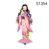 kimono monténégro de démons en acrylique pour enfants, ornements de support d'agne, personnage cancers de dessin animé, bénévole et gentillesse, nezuko tanjiro