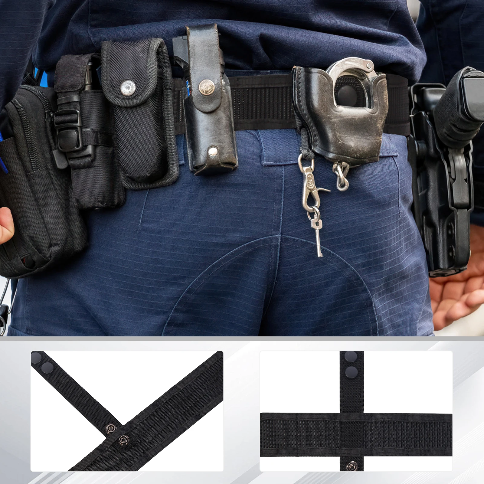 ceinture de combat tactique molle 1.75 pouces, avec 4 boucles interchangeables, sangle en nylon robuste, cadeau pour hommes ceinture de combat tactique molle 1.75 pouces, avec 4 boucles interchangeables, sangle en nylon robuste, cadeau pour hommes
