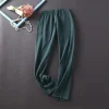 pyjama cactus en crêpe de coton pour femme, pantalon à manches longues, confortable, service à domicile, nouveau style japonais, printemps et automne