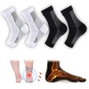 5 paires de chaussettes à pression de cheville pour le sport, la course, le fitness, l'absorption de la sueur, la respirabilité, la protection des orteils et des pieds exposés