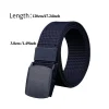 ceinture militaire pour hommes, ceinture militaire réglable pour hommes, ceinture tactique de voyage en plein air avec boucle en plastique pour pantalons 120cm