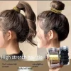 hairties, chouchous pour cheveux durables à haute élasticité – porte queue de cheval en tricot épais sans couture dans des couleurs assorties