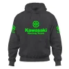 kawasaki moto logo 2025 printemps/été nouveau y2k mode tendance hommes à capuche sports de plein air vêtements de sport sweat à capuche pour femme