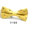noeud papillon formel à pois pour hommes, cravate à rayures pour garçons, mode masculine, noeud papillon d'affaires pour mariage, chemises provoqué pour hommes, cadeau de marque, 60 couleurs