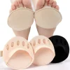 coussinets d'avant pied à cinq orteils pour femmes, demi semelles à talons hauts, soins de la douleur au pied, absorbe les chocs, chaussettes, coussinet d'orteils de massage, 8 pièces
