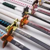 72/104 cm démon slayer katana kimetsu no yaiba lame anime cosplay accessoire tanjirou mitsuri taille réelle japonais katana sabre enfant jouet