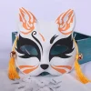 l93f foxes masque half face mask kitsune masques pour les enfants pour hommes