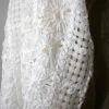 tissu jacquard texturé pour robe de mariée, compilation blanche, vêtements imbibés, créateur, ins photo