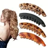 Pince à cheveux banane mate, épingle à cheveux en forme de poisson, bandeau queue de cheval pour femmes, accessoires pour cheveux, pince torsadée, Barrettes, couvre-chef