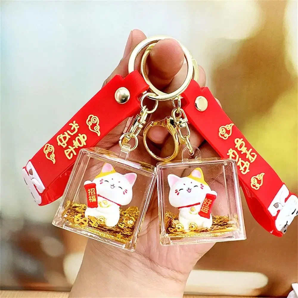 maneki neko porte clés mini chat porte bonheur soulagement du stress cadeau sac d'école charme voiture décor mignon mode porte clés maneki neko porte clés mini chat porte bonheur soulagement du stress cadeau sac d'école charme voiture décor mignon mode porte clés