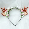 accessoires de fête à la mode pour filles, fleur pour branche féminine, cerceau de tête de style coréen, bandeau en bois, accessoires pour cheveux pour femmes