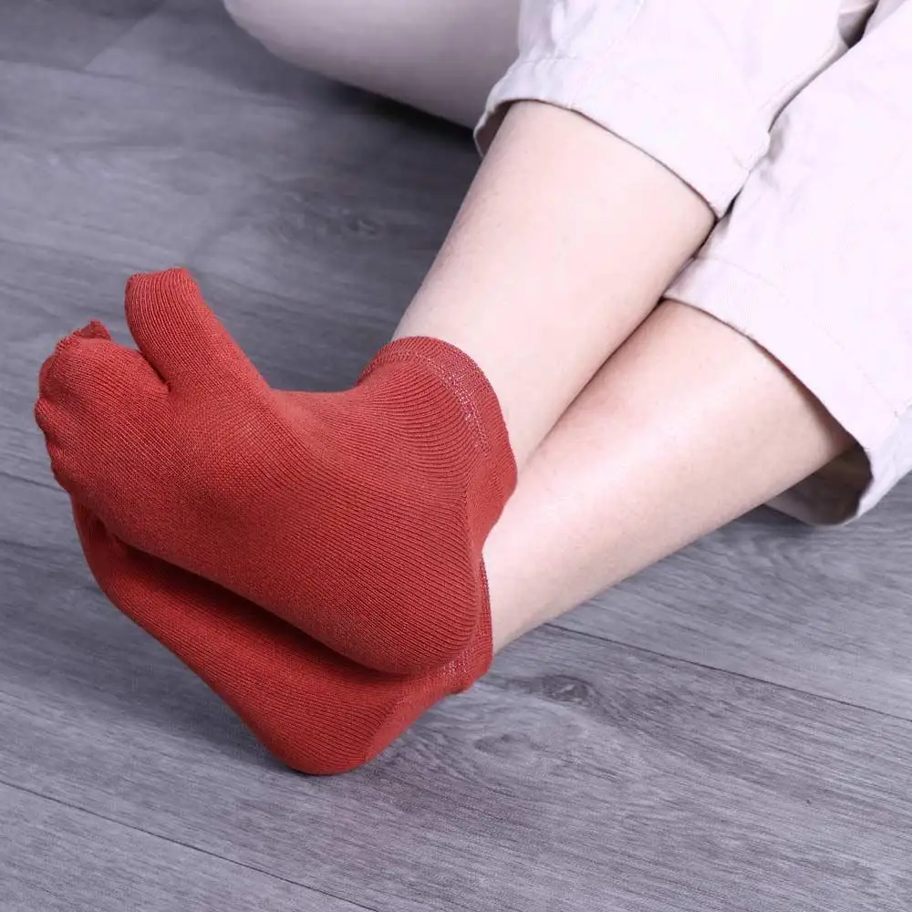 sandales japonaises unisexes respirantes pour hommes, chaussettes tabi fendues, chaussettes à deux orteils, bonneterie, tongs sandales japonaises unisexes respirantes pour hommes, chaussettes tabi fendues, chaussettes à deux orteils, bonneterie, tongs