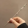 Épingle à cheveux avec nœud en bambou, nouveau style chinois, imitation jade haut de gamme, design rétro élégant, accessoires pour cheveux pour femmes, 1 pièce