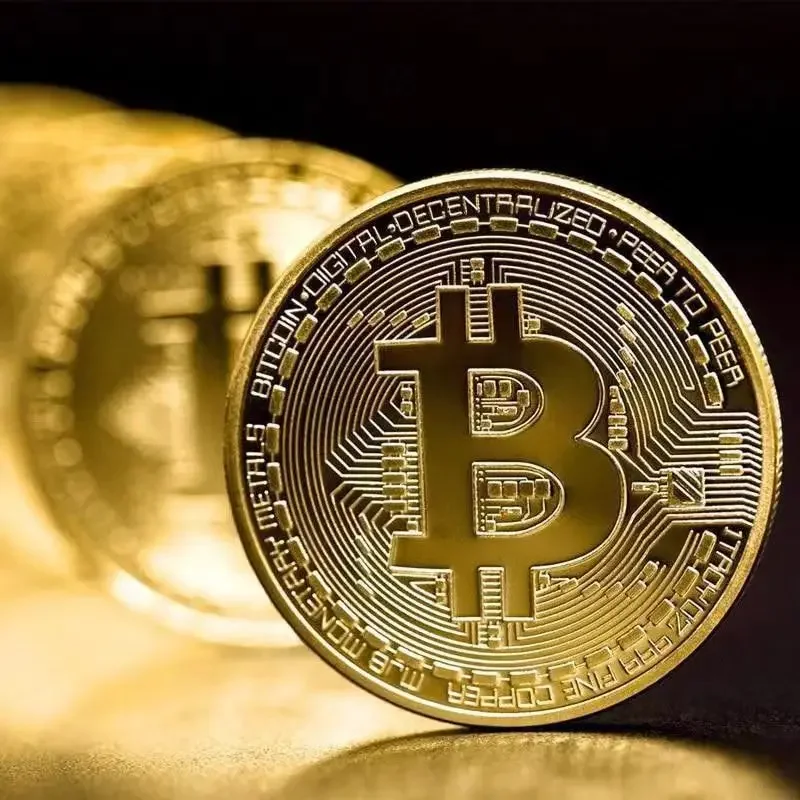 pièce de monnaie bitcoin plaquée or, collection d'art à collectionner, cadeau commémoratif physique, bit casascius btc, métal antique, imitationtoycoin pièce de monnaie bitcoin plaquée or, collection d'art à collectionner, cadeau commémoratif physique, bit casascius btc, métal antique, imitationtoycoin