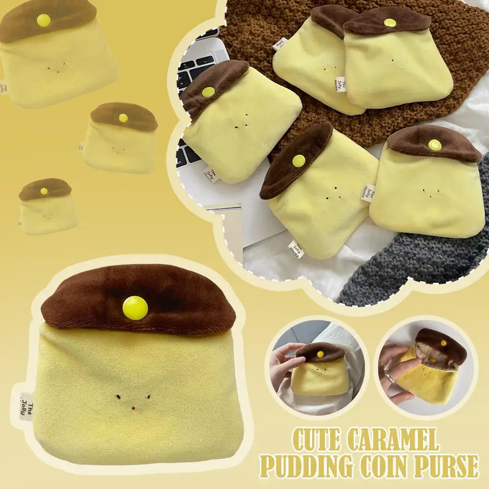 porte monnaie pudding caramel kawaii, mini sac de rangement, sac mignon, porte carte, écouteurs en peluche portable d1c0 porte monnaie pudding caramel kawaii, mini sac de rangement, sac mignon, porte carte, écouteurs en peluche portable d1c0