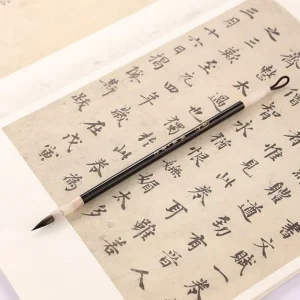 Pinceau de calligraphie traditionnelle chinoise, peinture à l&rsquo;huile, aquarelle, écritures, bois, poils de loup, pinceau d&rsquo;art
