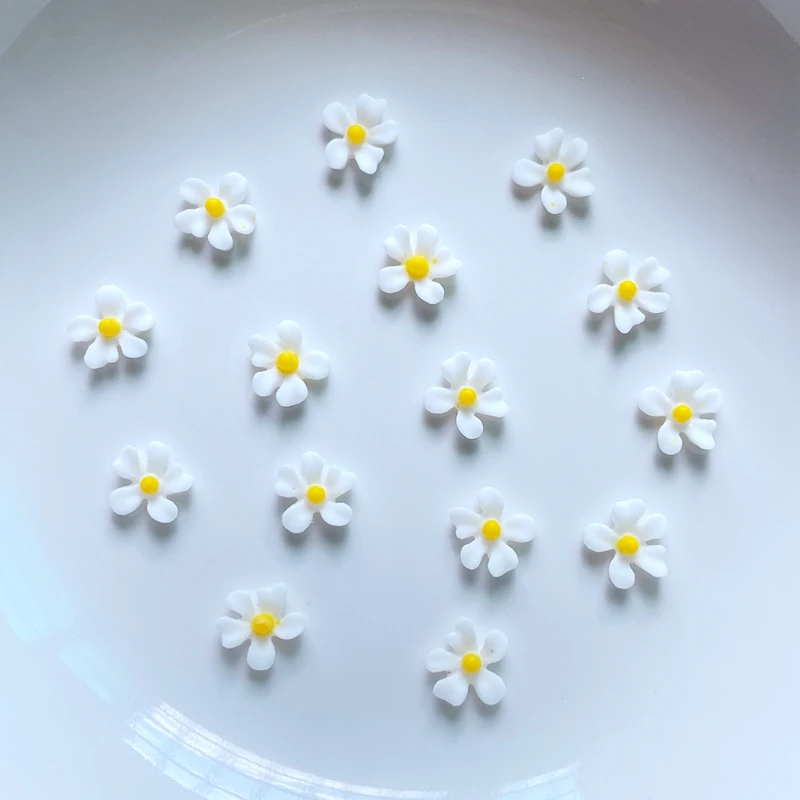 mini fleurs de cerisier en résine, 100 pièces, cabochon à dos plat, ornement, fabrication de bijoux, accessoires de coiffure mini fleurs de cerisier en résine, 100 pièces, cabochon à dos plat, ornement, fabrication de bijoux, accessoires de coiffure