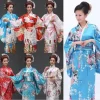 kimono geisha japonais vintage yukata haori, costume rétro pour femmes, robe obi, robe rétro, kimono cosplay japonais