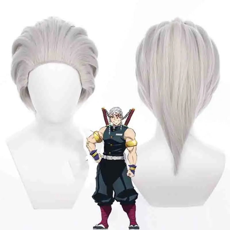 anime kimetsu no yaiba uzui tengen bandeau cosplay chapeaux perruque masque pour les yeux accessoires halloween costumes accessoire anime kimetsu no yaiba uzui tengen bandeau cosplay chapeaux perruque masque pour les yeux accessoires halloween costumes accessoire